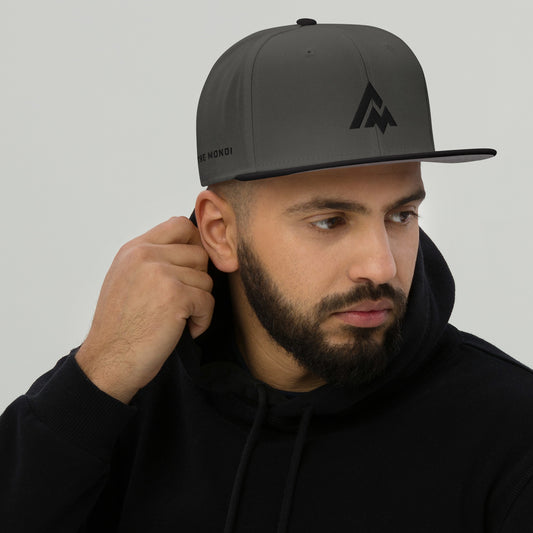 Snapback Black Charcoal Cap – TM Logomark